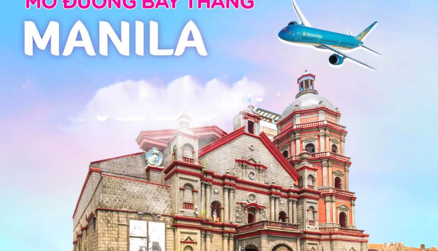 Vietnam Airlines sắp mở chuyến bay thẳng đến Manila (Philippines)