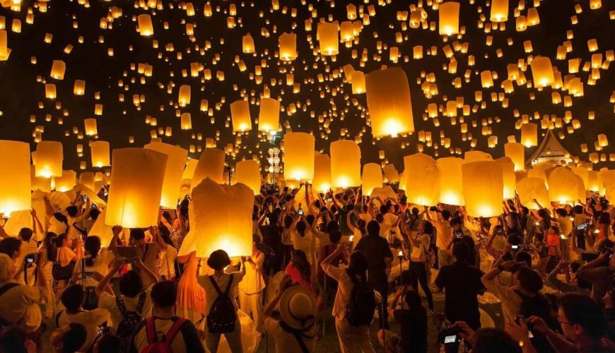 Lễ hội thả đèn trời Chiang Mai – Trải nghiệm kỳ diệu tại xứ sở chùa Vàng
