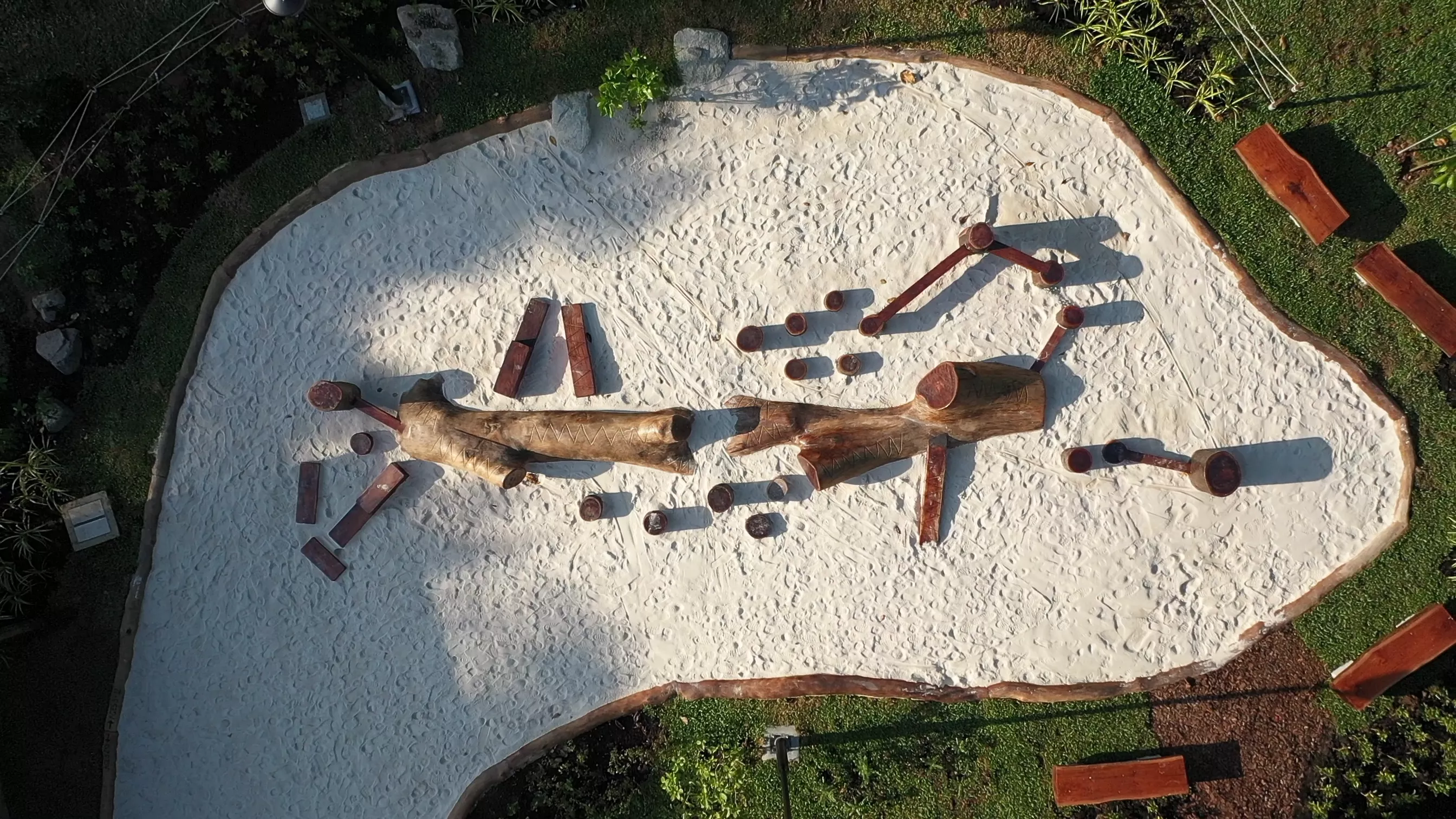 Khu vườn KPMG Wellness Garden với không gian yên tĩnh và cây xanh.