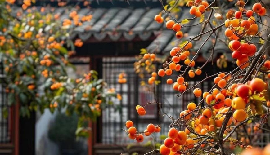 Mùa hồng rực rỡ: Vẻ đẹp ngọt ngào của mùa thu Trung Quốc
