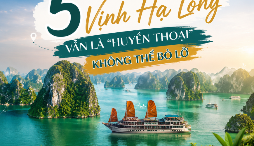 5 LÝ DO VỊNH HẠ LONG VẪN LÀ “HUYỀN THOẠI” DU LỊCH KHÔNG THỂ BỎ LỠ