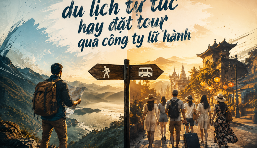 DU LỊCH TỰ TÚC HAY ĐẶT TOUR QUA CÔNG TY LỮ HÀNH? ĐÂU LÀ LỰA CHỌN TỐT NHẤT CHO BẠN?