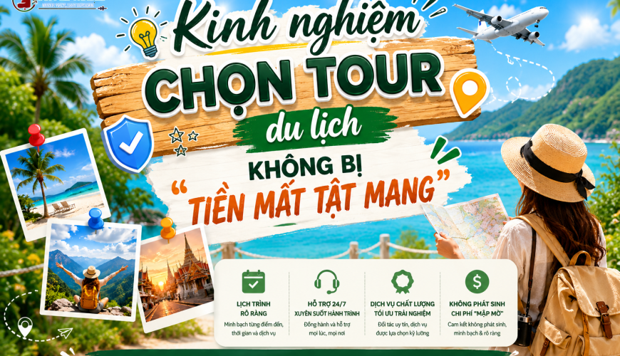 KINH NGHIỆM CHỌN TOUR DU LỊCH KHÔNG BỊ “TIỀN MẤT TẬT MANG” 2026 – BÍ QUYẾT ĐỂ CÓ CHUYẾN ĐI TRỌN VẸN