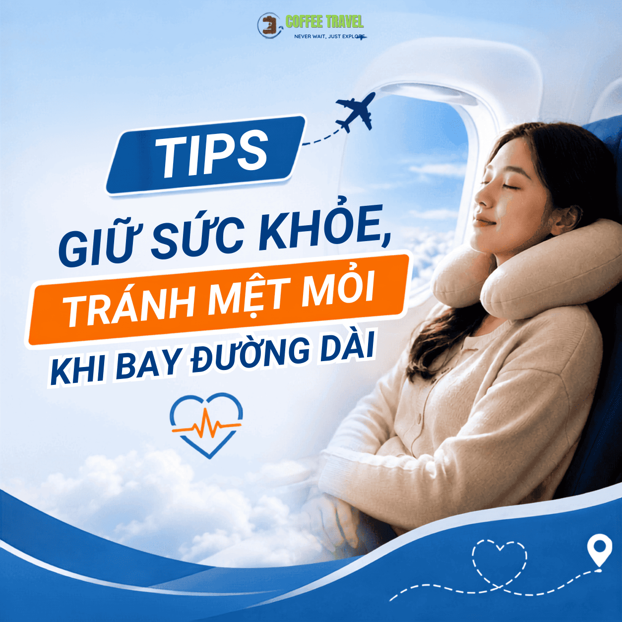giữ sức khỏe khi đi máy bay